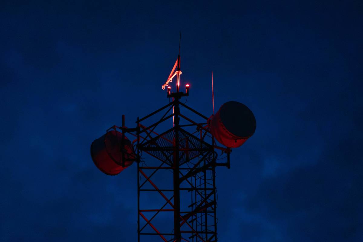 Spinning buffering icon on screen